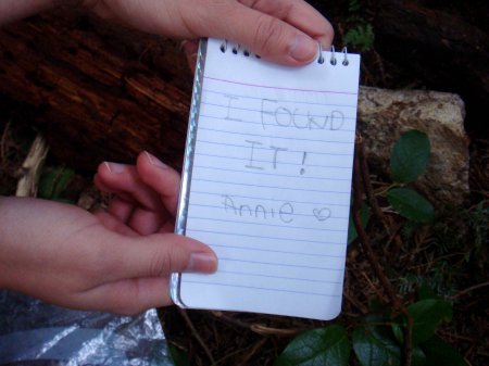 geocache logbook