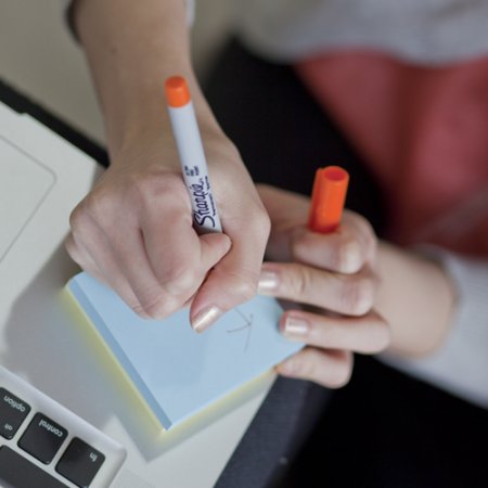 orange sharpie!