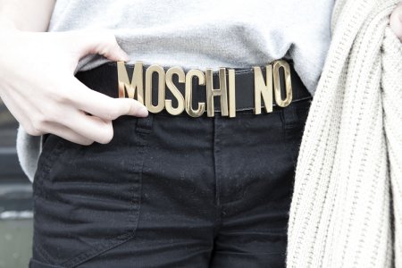 vintage Moschino belt 皮帶