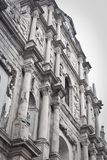 澳門大三巴牌坊 the ruins of st. paul's macau